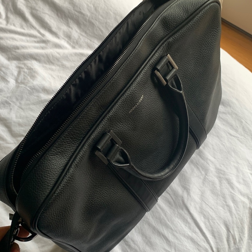 Brand new, unused Hook and Albert briefcase in pristine condition!